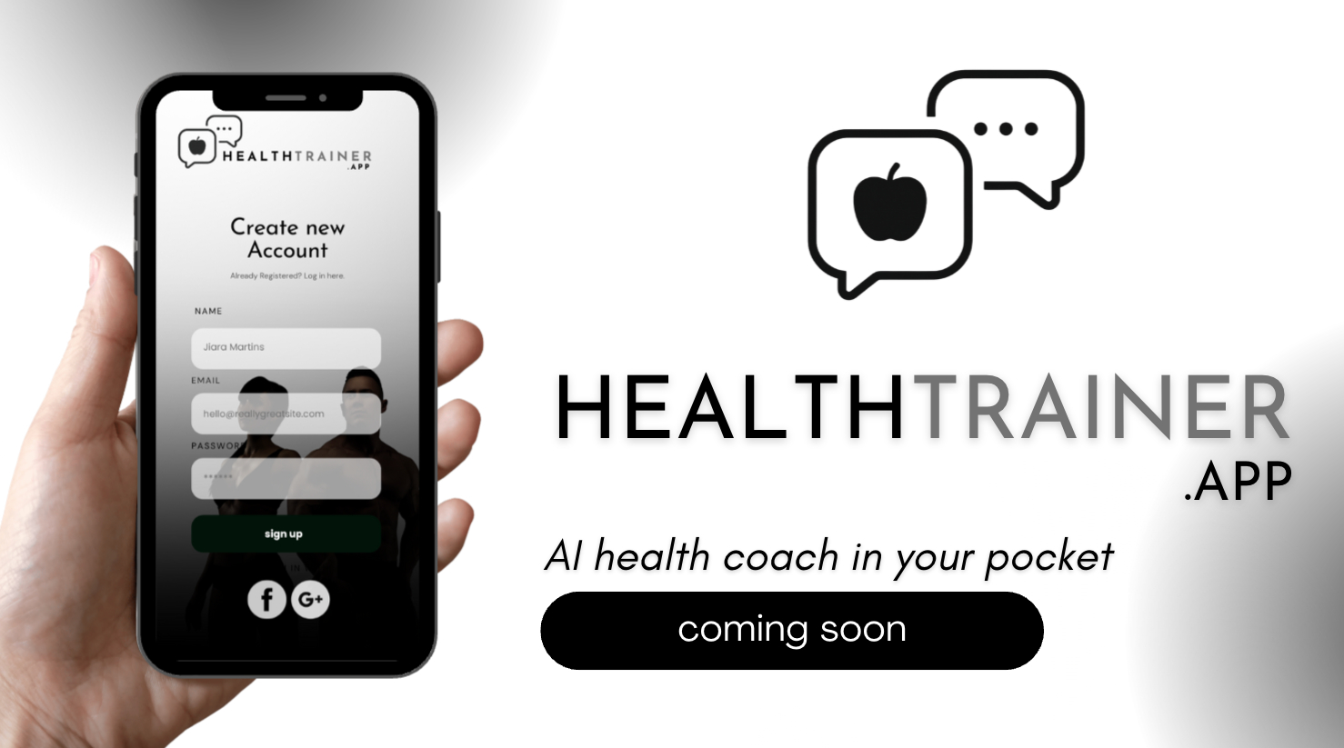 HealthTrainer.app intro